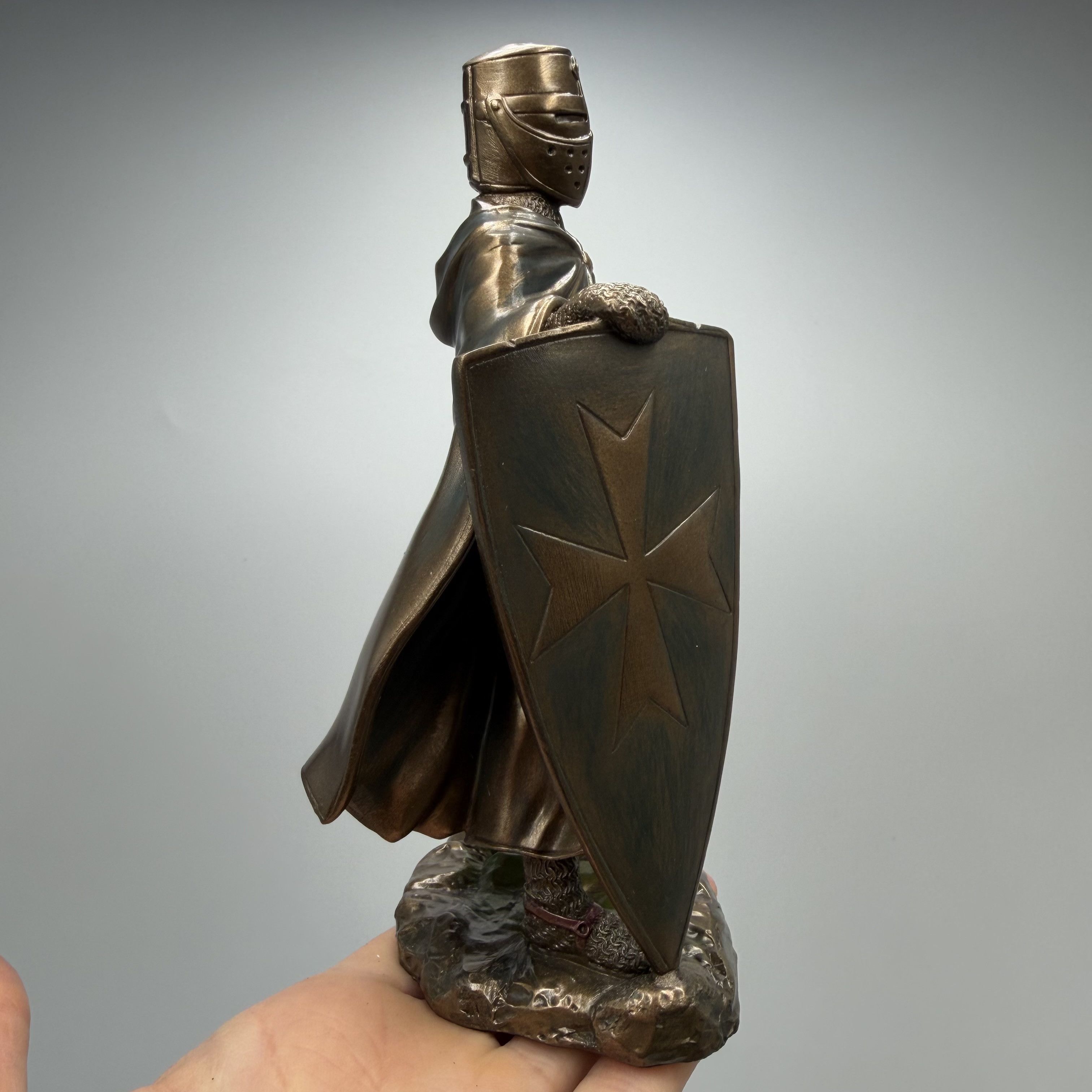 Other Crusader Knight Statue Bronze Finish Templar Figurine Size ONE SIZE - 3 Thumbnail