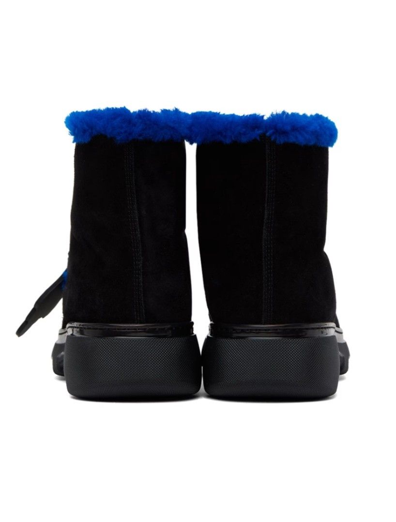 Burberry Shearling Creeper Boots Size US 10 / EU 43 - 2 Thumbnail