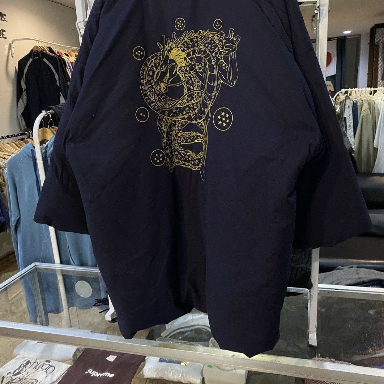 Anime vintage Dragon Ball Z Japanese kimono (hanten style) Size US L / EU 52-54 / 3 - 4 Thumbnail