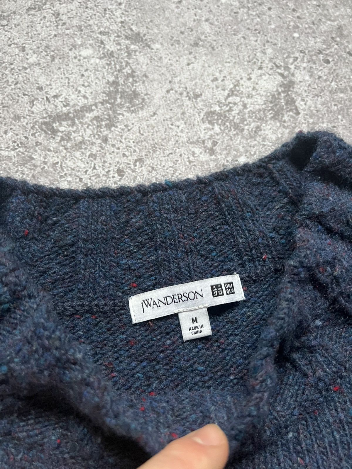 JW Anderson × Uniqlo JW Anderon Uniqlo Mens Knitted Crew Neck Sweater Sample Size US M / EU 48-50 / 2 - 9 Thumbnail