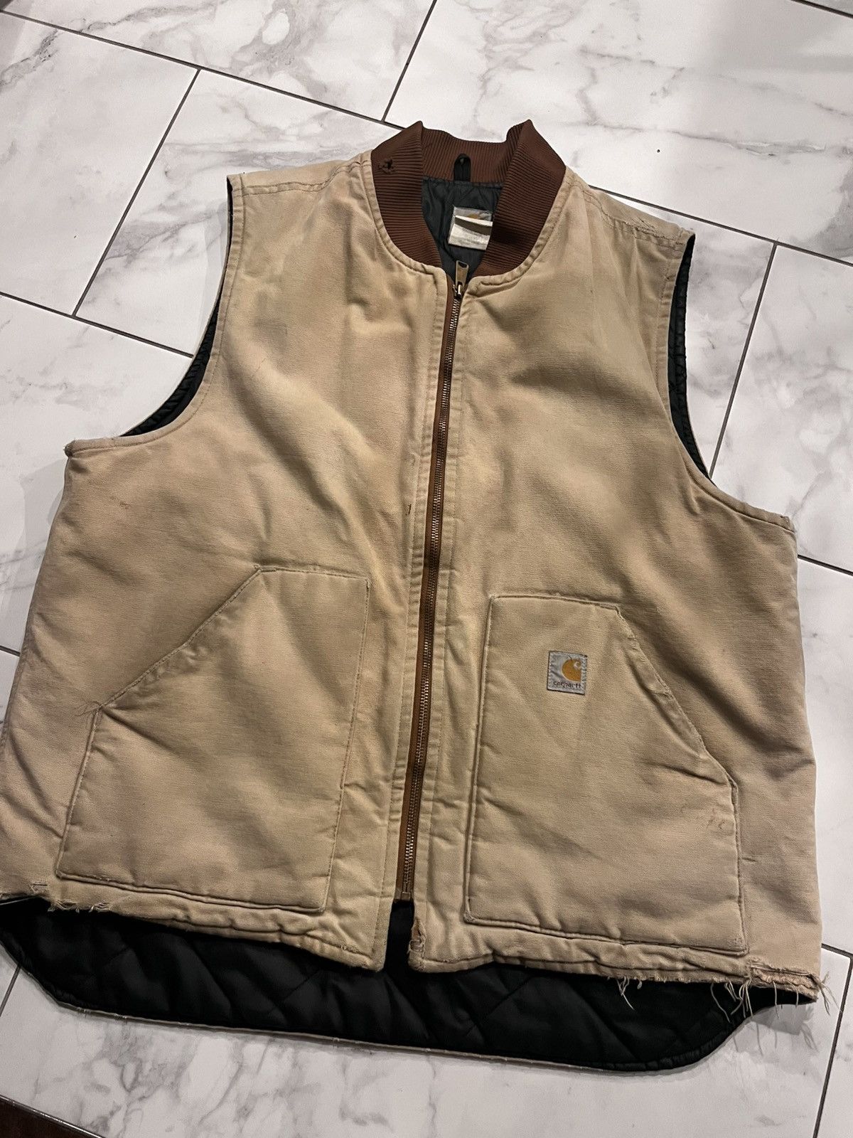 Carhartt × Streetwear × Vintage Vintage 70s Carhartt Tan Hunting