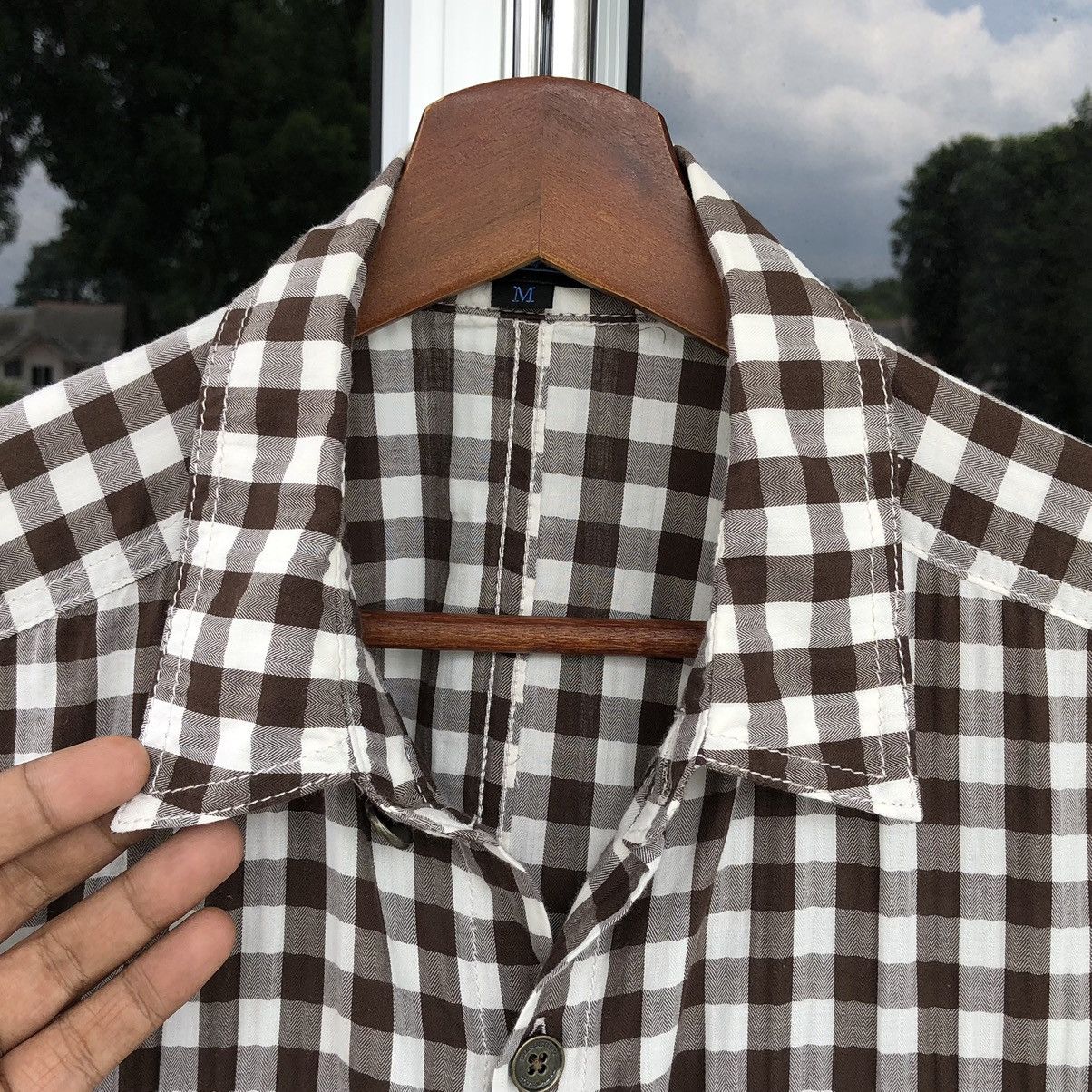 Burberry Burberry London Blue Label Mens Checkered Short Sleeve Shirt Size US M / EU 48-50 / 2 - 9 Thumbnail