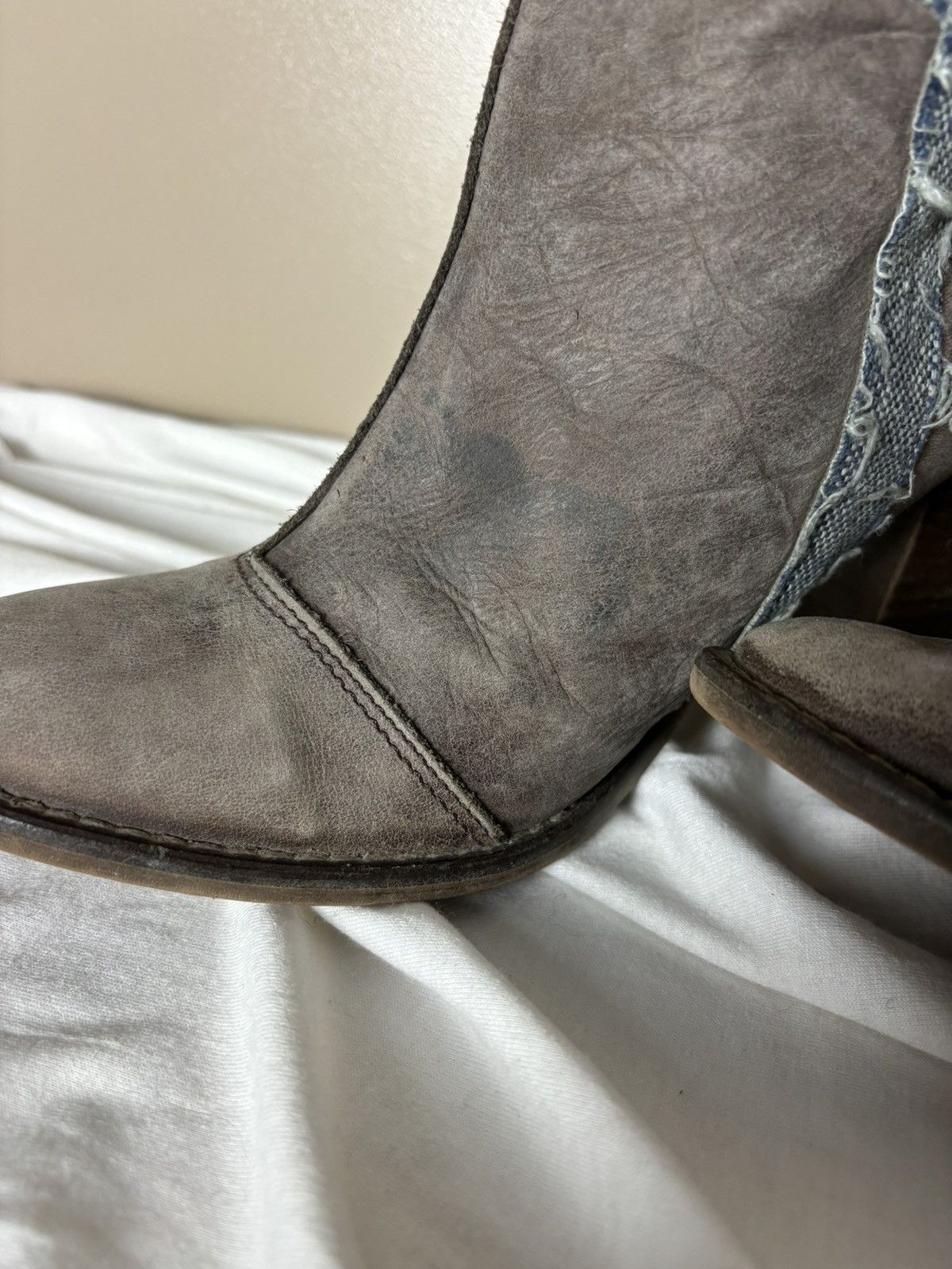 Vintage Destroy 90s rare vintage high boots western style shoes Size US 9 / IT 39 - 16 Thumbnail