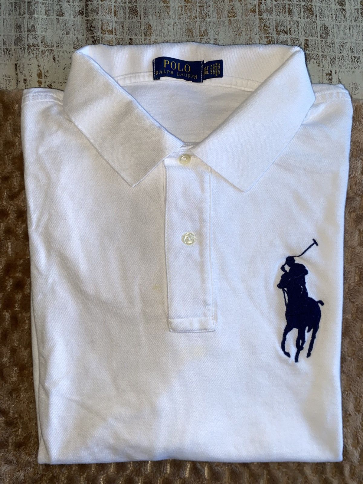 Polo Ralph Lauren White Polo Ralph Lauren Short Sleeve Size US XL / EU 56 / 4 - 1 Thumbnail