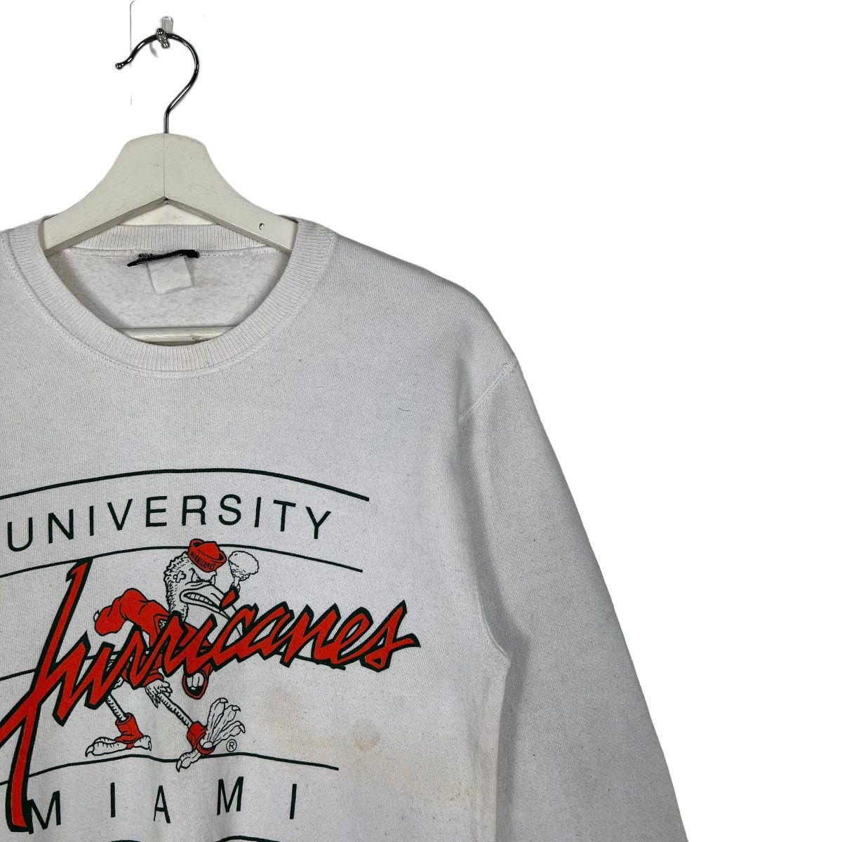 Jansport × Vintage 🔥 VINTAGE 1980s HURRICANES UNIVERSITY MIAMI SWEATSHIRTS Size US S / EU 44-46 / 1 - 6 Thumbnail