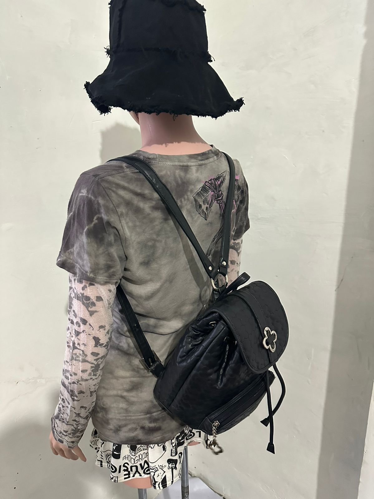 Yohji Yamamoto Ysaccs by Yohji Yamamoto Leather Backpack Size ONE SIZE - 3 Thumbnail
