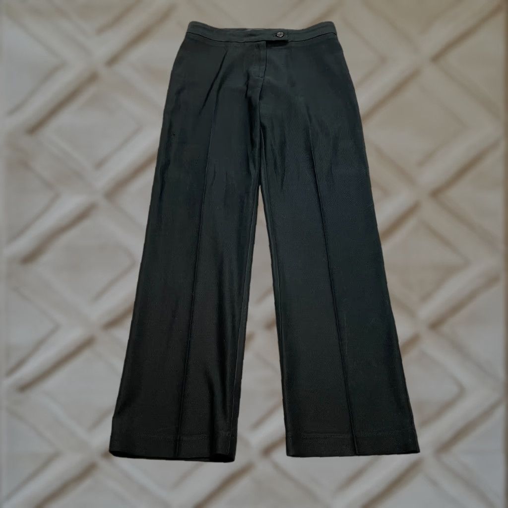 Bcbgmaxazria BCBGMAXAZRIA Dress Pants Womens 0 Black Straight Polyester Slacks 26x26 Ladies Dress Pants Pants Black Jeans Style Regular Mens? Size 26" / US 2 / IT 38 - 1 Thumbnail
