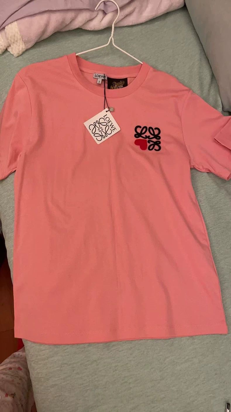 Loewe LOEWE Pink women's short-sleeved T-shirt Size M / US 6-8 / IT 42-44 - 3 Thumbnail
