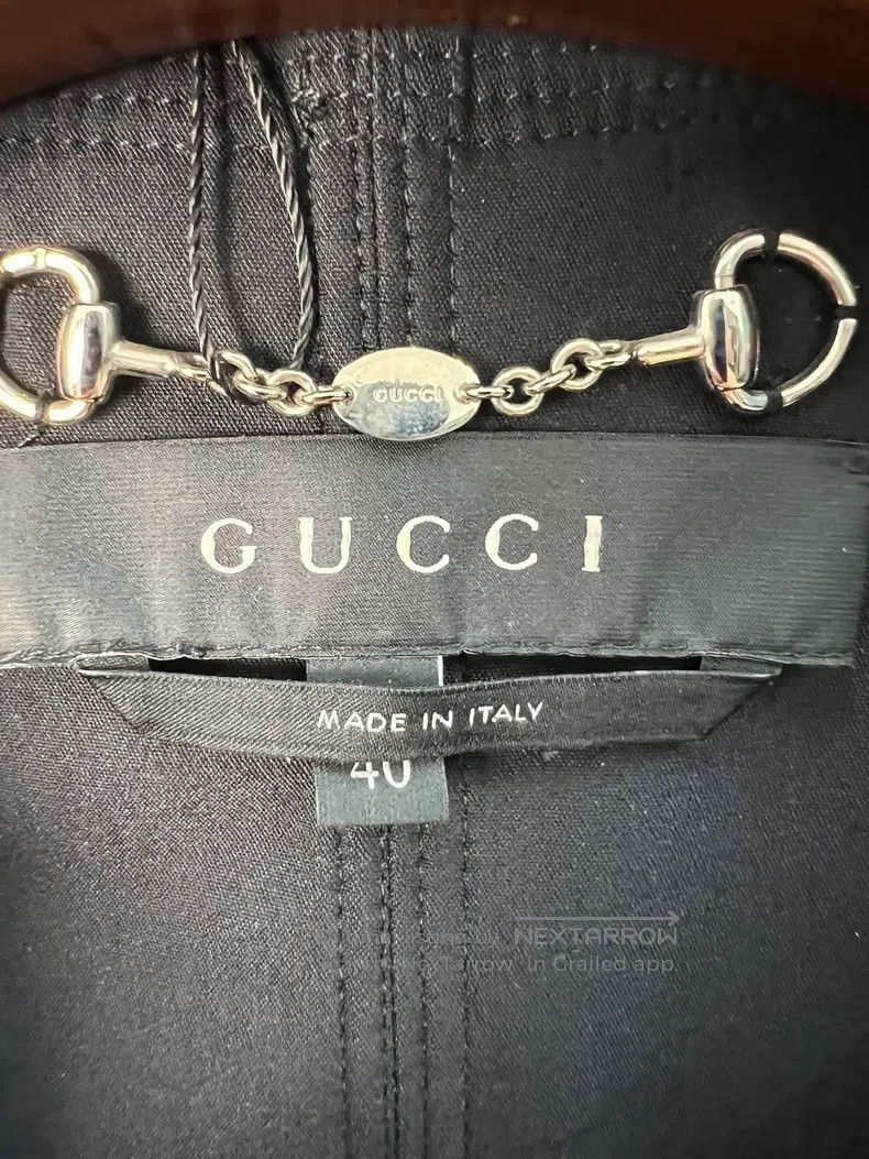 Gucci Gucci Black zippered jacket Size M / US 6-8 / IT 42-44 - 4 Thumbnail