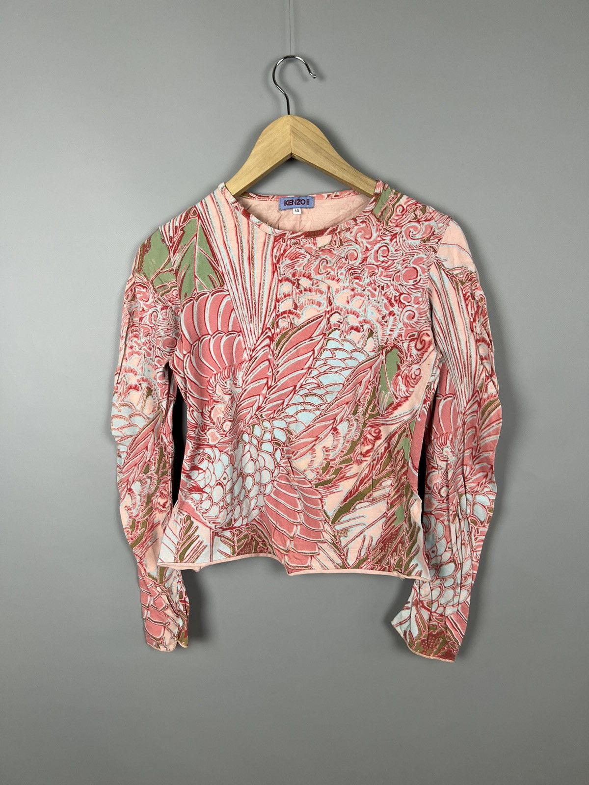 Kenzo (XS-S) Kenzo Jungle Rare Long Sleeve full print floral Size S / US 4 / IT 40 - 2 Thumbnail