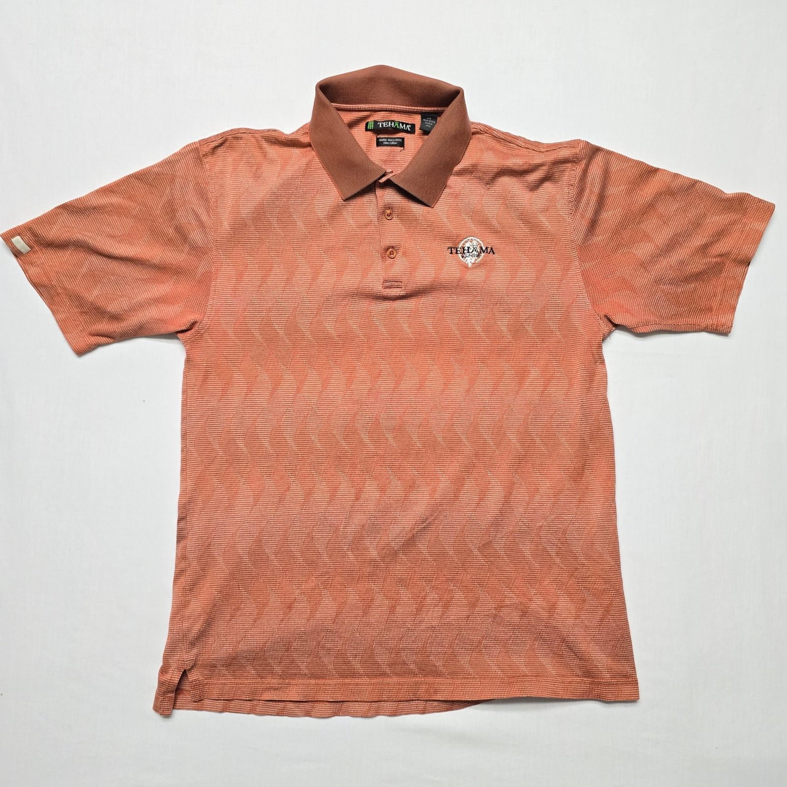 Other Tehama Golf Club Polo orange L Embroidery 100% Cotton Shirt Size US L / EU 52-54 / 3 - 1 Thumbnail