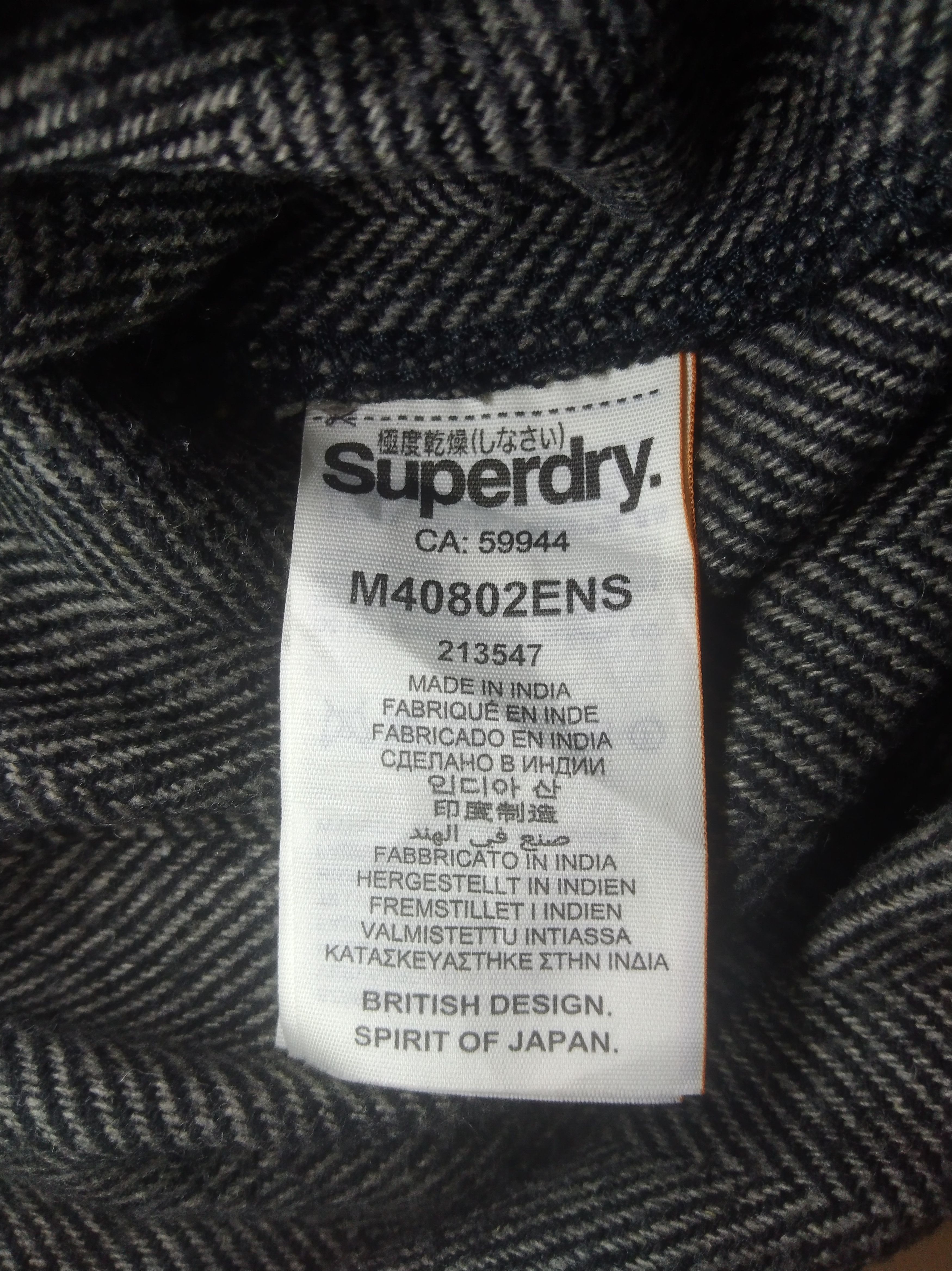 Superdry Superdry The Ultimate Tweed long sleeve button up shirt Size US S / EU 44-46 / 1 - 8 Thumbnail