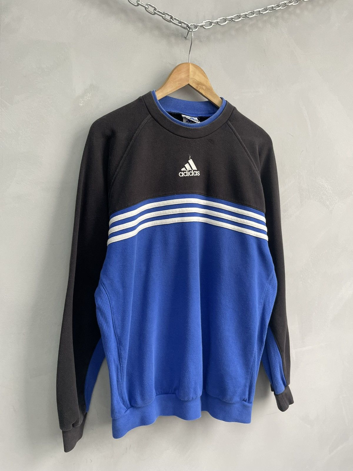 Adidas Retro Adidas Y-3 style crewneck sweatshirt hype Size US L / EU 52-54 / 3 - 3 Thumbnail