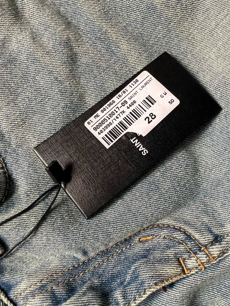 Saint Laurent Paris Saint laurent paris Broken Hole jeans 2506-Nextarrow Size US 28 / EU 44 - 3 Thumbnail