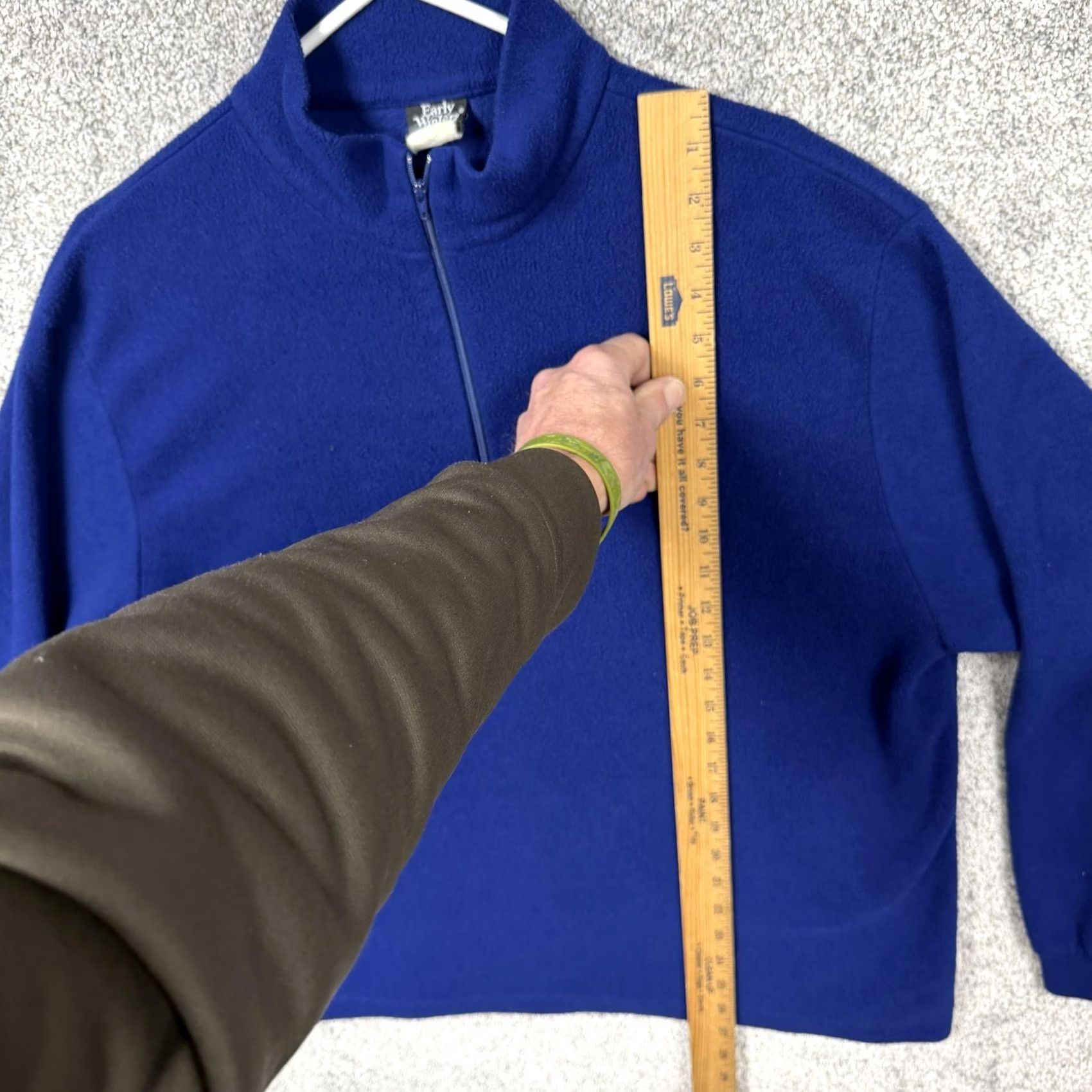 Vintage VINTAGE Early Winters Sweatshirt L 90s Fleece Blue Pullover Outdoor Athleisure Mens Size US XL / EU 56 / 4 - 2 Thumbnail