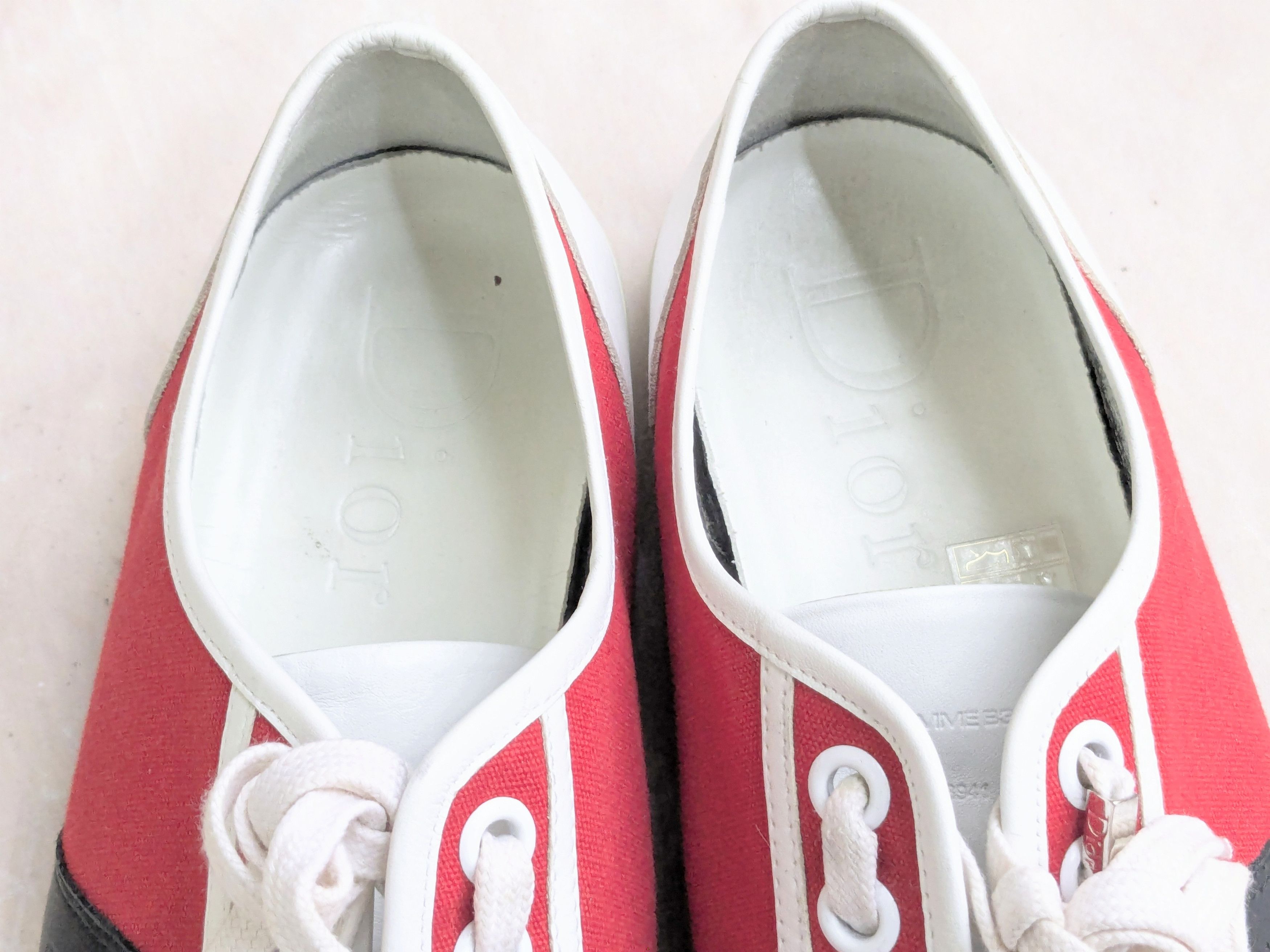 Dior Dior Homme Sneakers Red 10 Low Tops Canvas Size US 10 / EU 43 - 7 Thumbnail