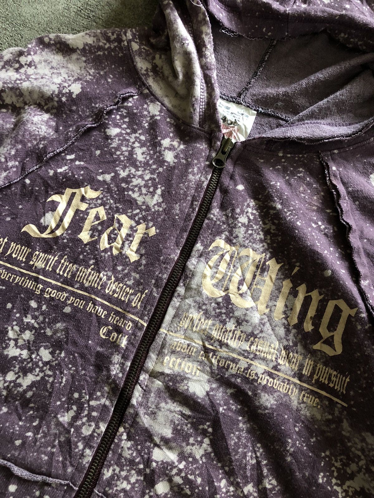 If Six Was Nine 405 POEM ZIP HOODIE TIE DYE LGB STYLED Size US M / EU 48-50 / 2 - 5 Thumbnail