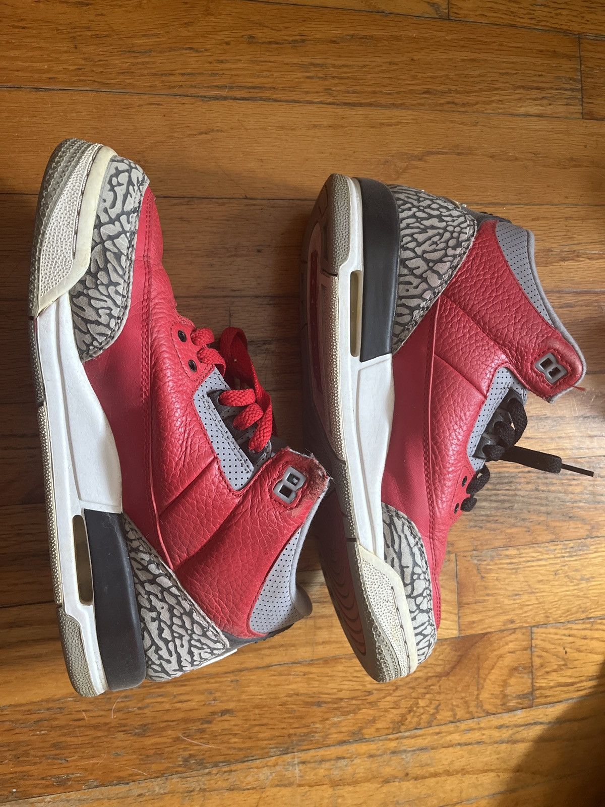 Jordan Brand Nike Air Jordan 3 Retro “Fire Red” Size US 7 / EU 40 - 3 Thumbnail