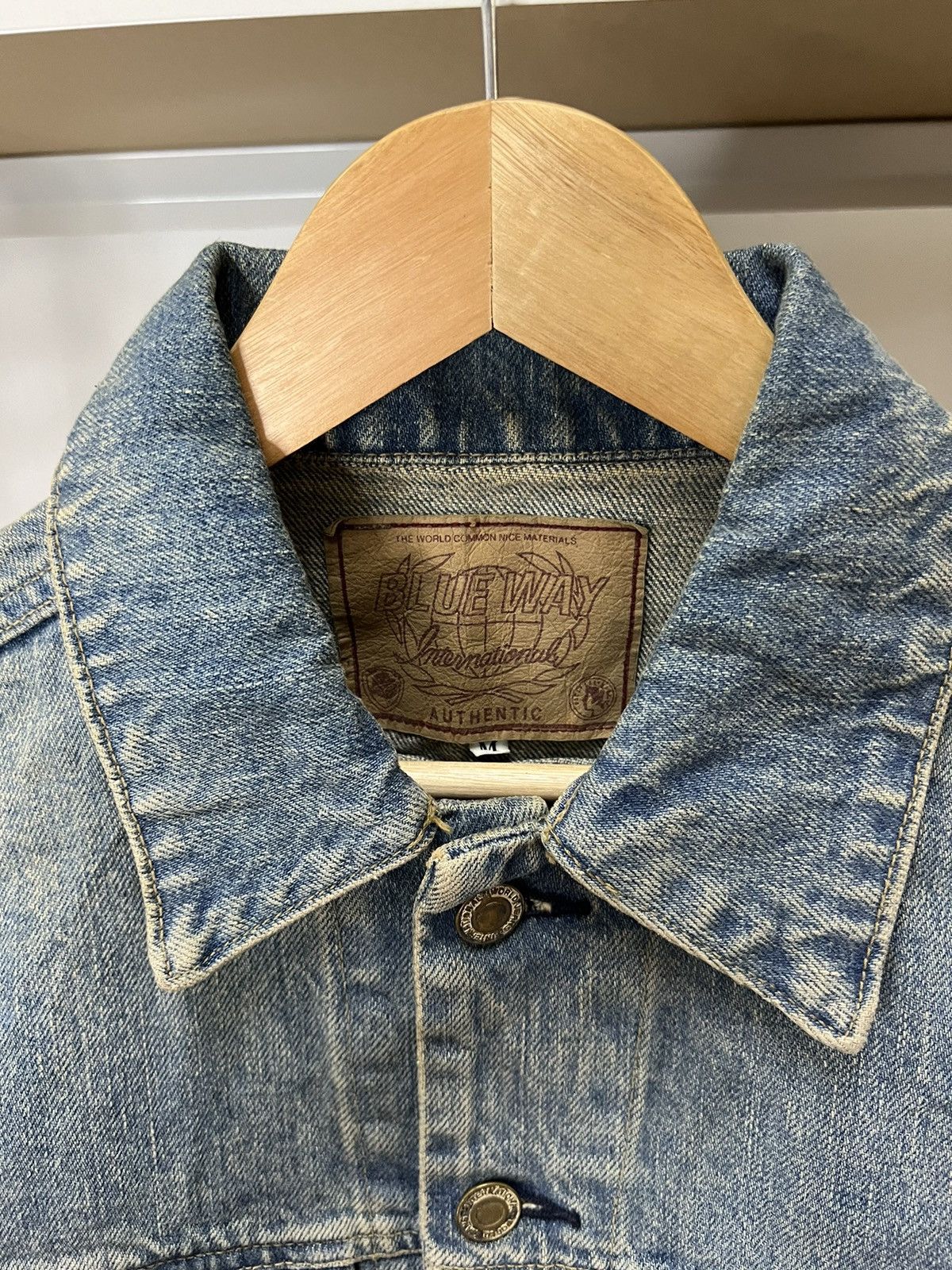 Japanese Brand Blue Way Type 3 Japanese Brand Trucker Denim Jacket Size US M / EU 48-50 / 2 - 7 Thumbnail