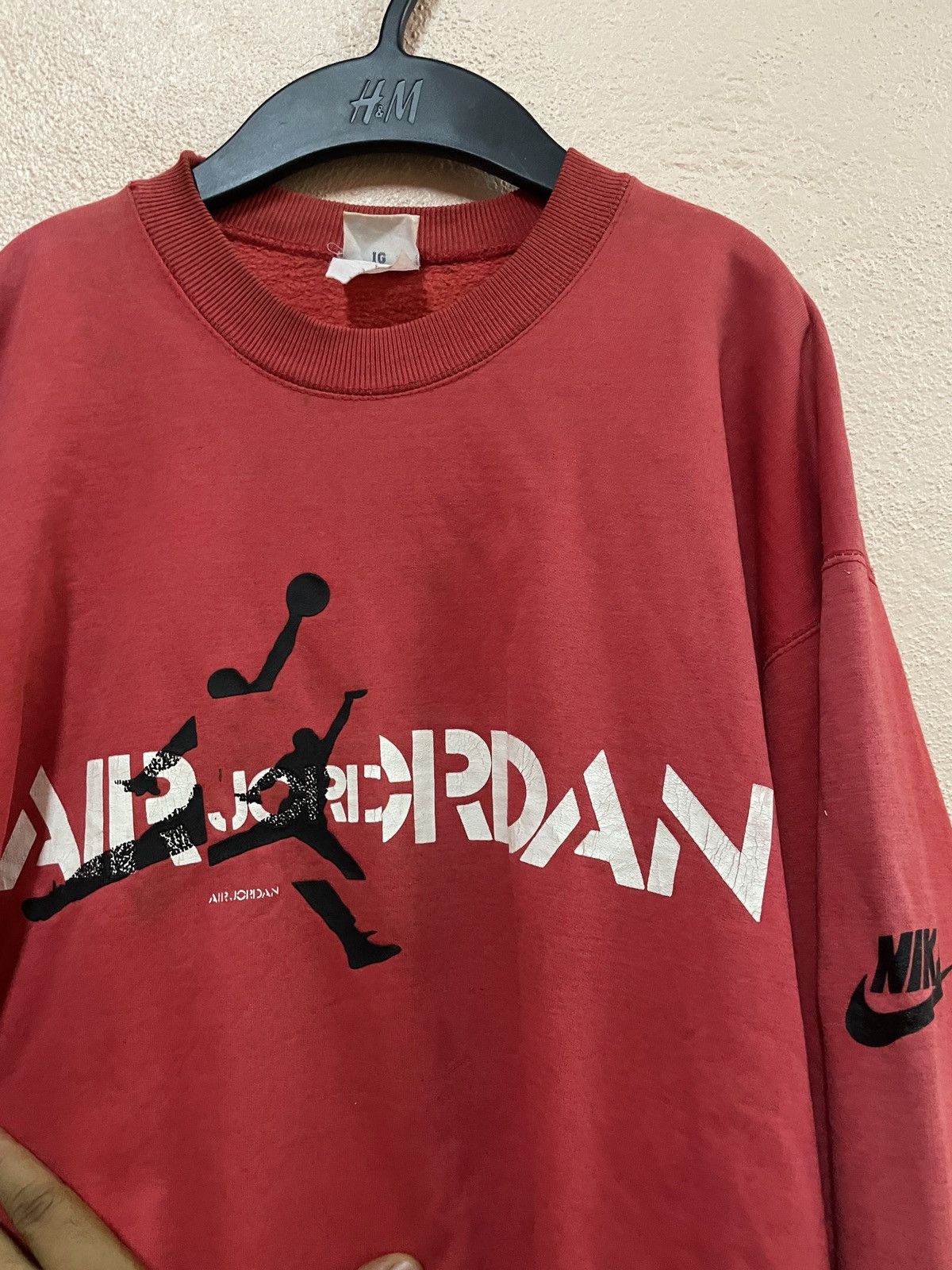 Nike Vintage Nike Air fly Jordan Dunk by Michael Jordan Sun faded Size US S / EU 44-46 / 1 - 6 Thumbnail