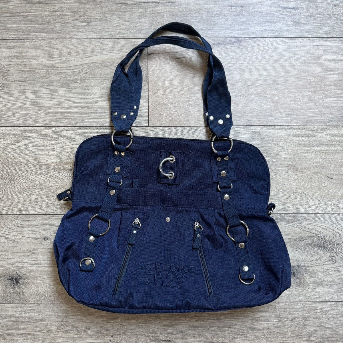 George Gina & Lucy George Gina Lucy GGL Shoulder Vintage Bag Blue Navy Size ONE SIZE - 1 Thumbnail