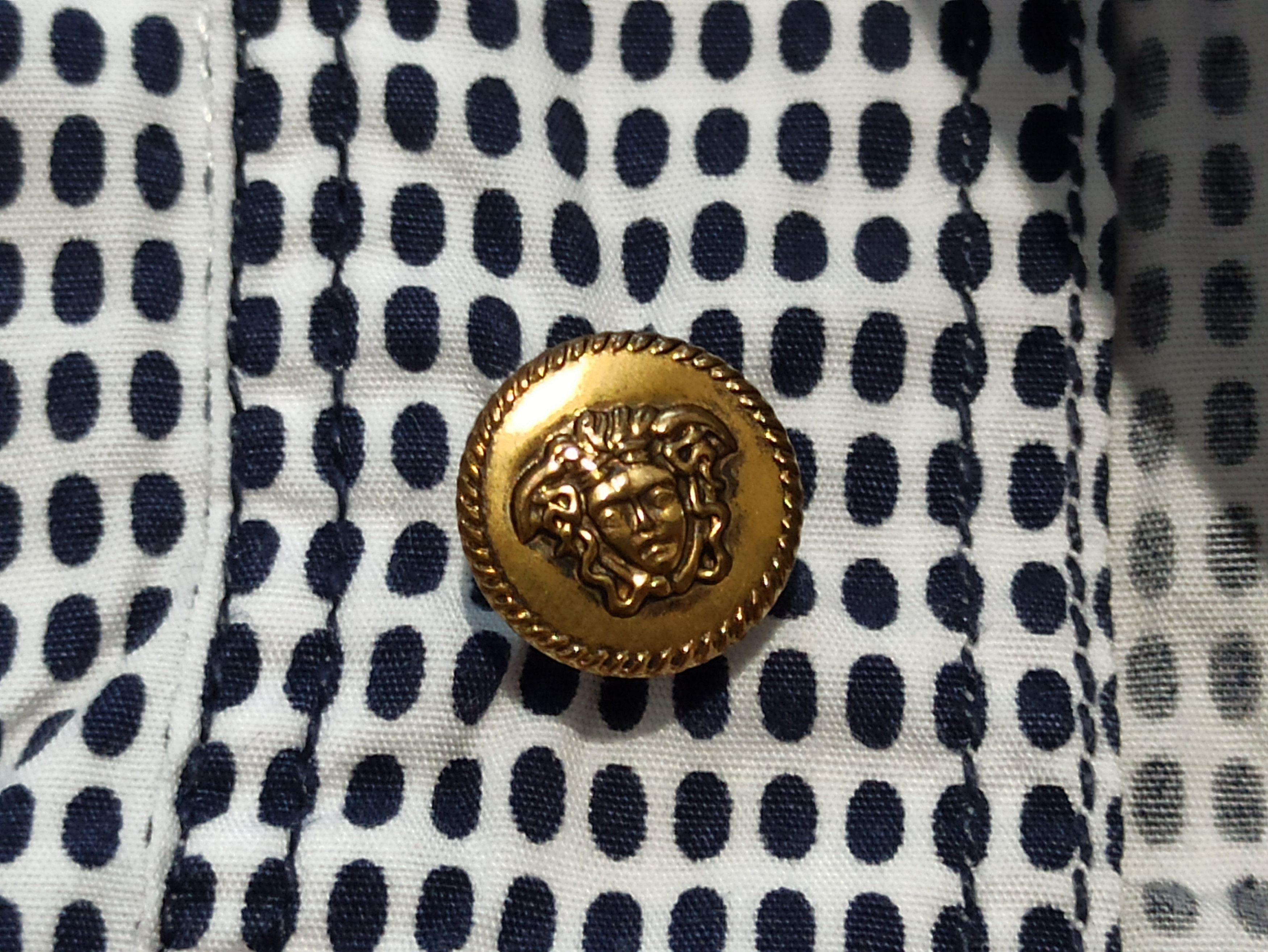 Versace × Vintage Versace vintage long sleeve shirt Size US L / EU 52-54 / 3 - 8 Thumbnail