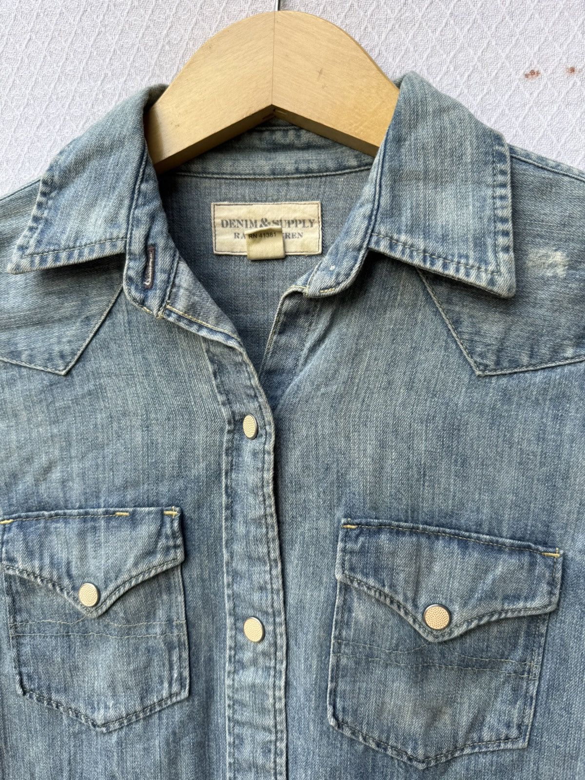 RRL Ralph Lauren Ralp Lauren Supply Denim Button Up Size US S / EU 44-46 / 1 - 5 Thumbnail