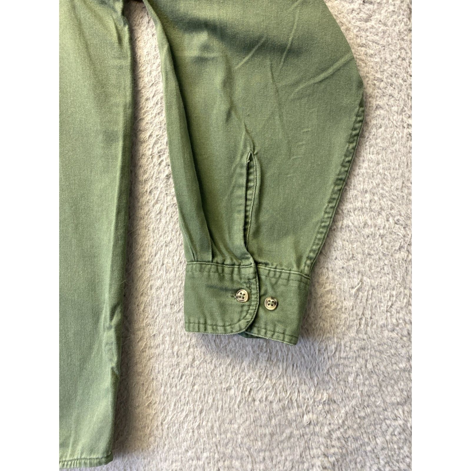 Wrangler Vintage Wrangler Cotton Shirt Men XL Green 90s Western Casual Workwear Size US XL / EU 56 / 4 - 7 Thumbnail