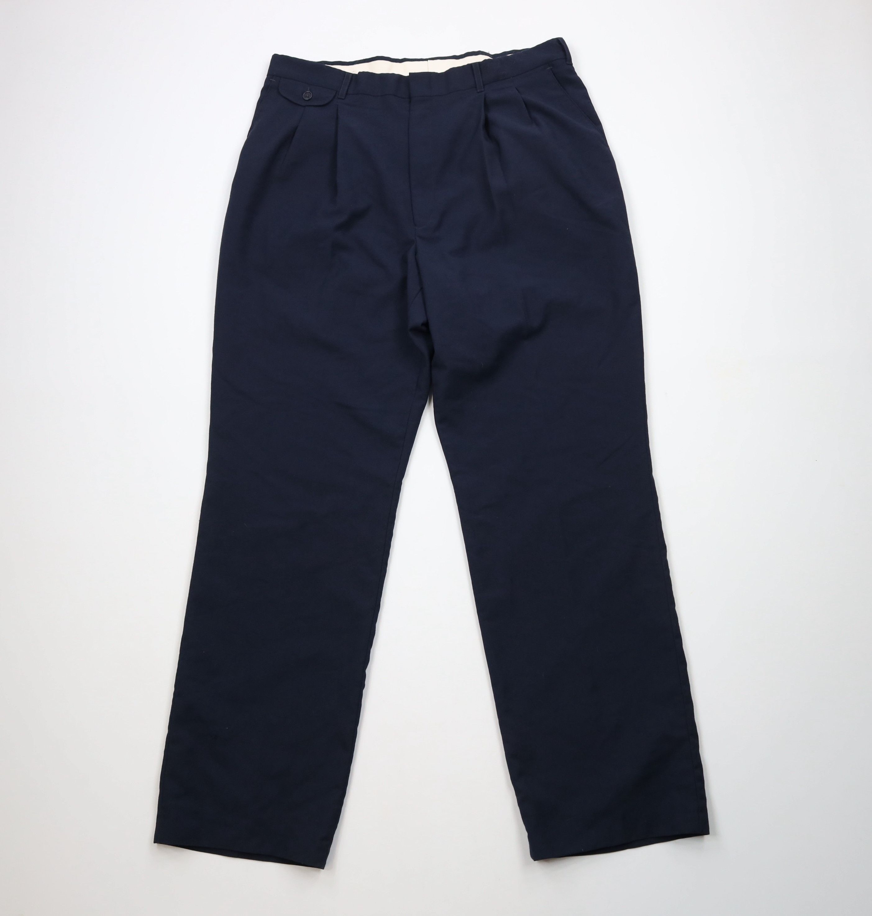Vintage Vintage 70s Streetwear Wide Leg Chino Pants Trousers USA Size US 36 / EU 52 - 1 Thumbnail