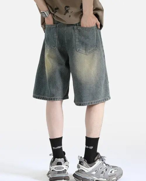 Other Washed vintage ripped casual denim shorts Size US 32 / EU 48 - 4 Thumbnail