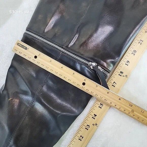 Other Alexa Western All in One Zipper Shaft Ankle Knee & Thigh Bo Size US 11 / IT 41 - 5 Thumbnail
