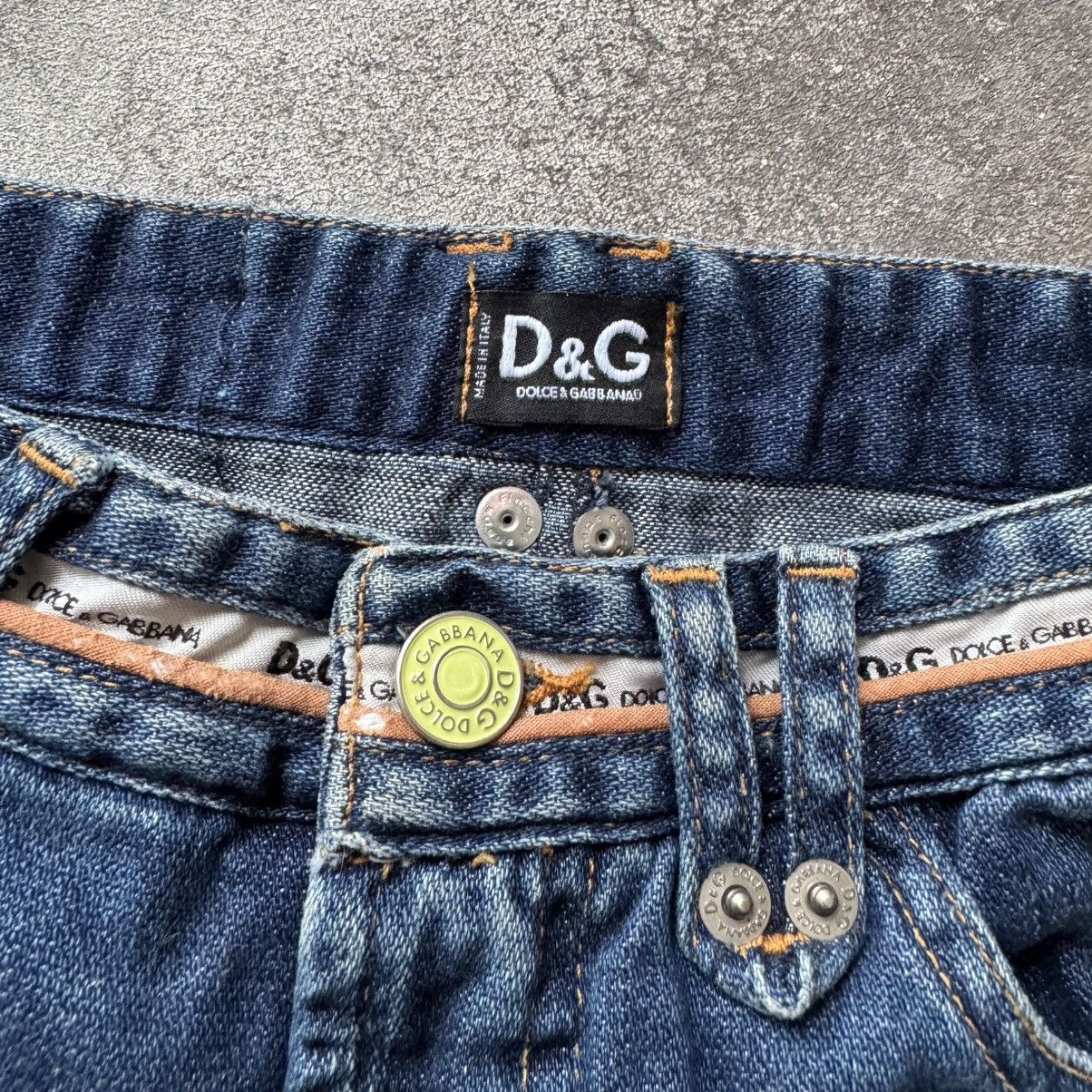 Dolce & Gabbana D&G Dolce & Gabbana Vintage Cargo Denim Skirt Size 27" / US 4 / IT 40 - 10 Thumbnail