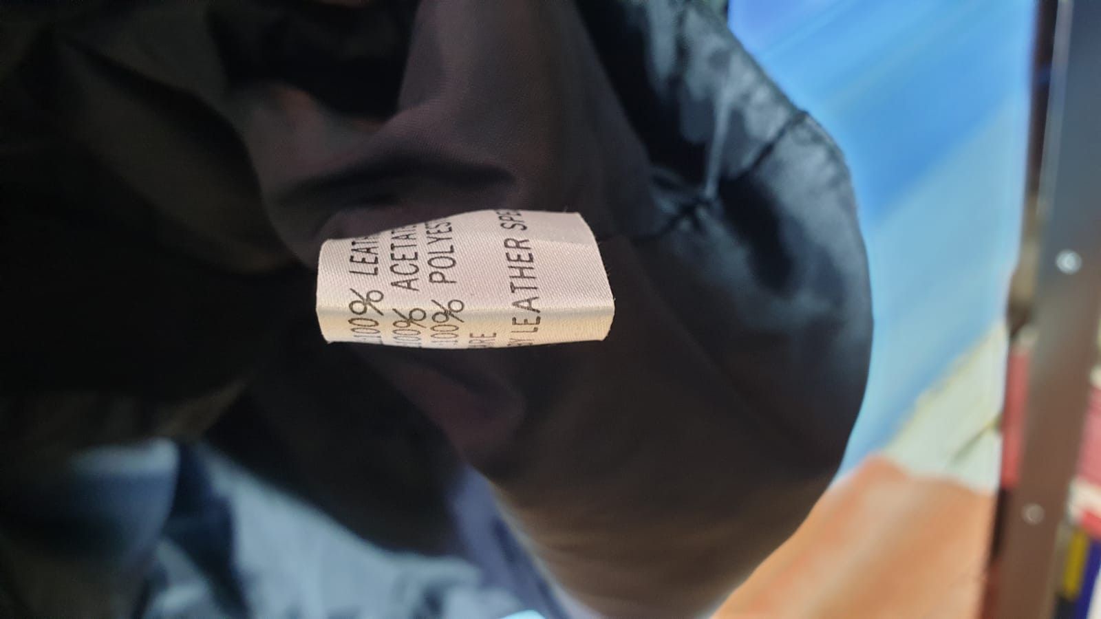 Other Suede leather black vest Size 44R - 4 Thumbnail