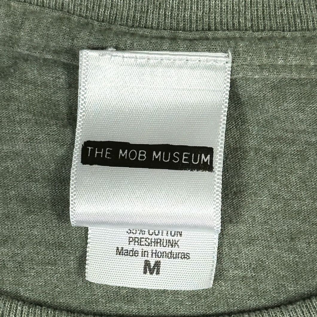 Vintage Mob Museum Shirt Adult MEDIUM Green Las Vegas Organized Crime Mafia Police Size US M / EU 48-50 / 2 - 3 Thumbnail