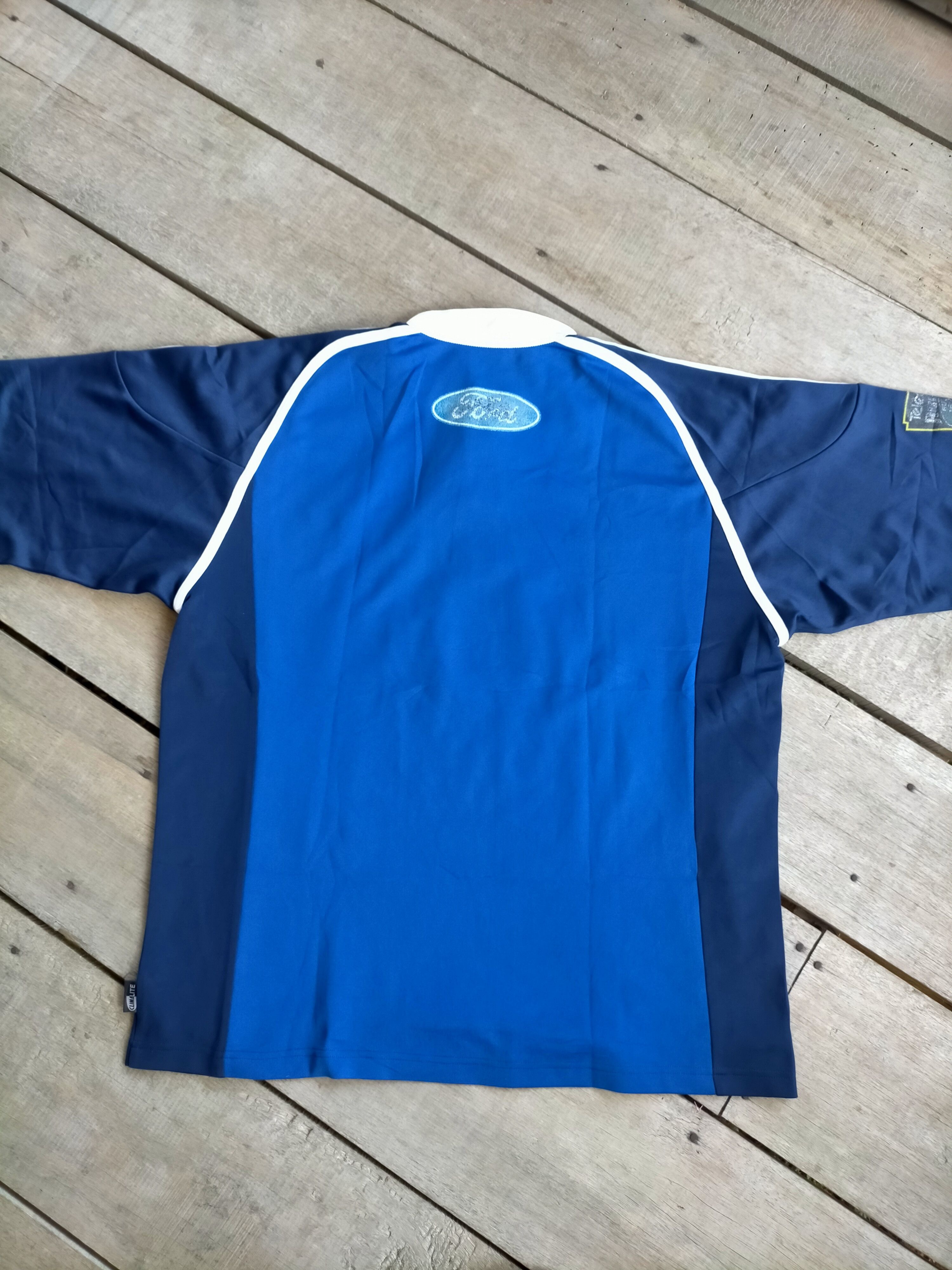 Adidas Adidas Ford jersey rugby tshirt tee blue navy sport vintage Size US XL / EU 56 / 4 - 6 Thumbnail