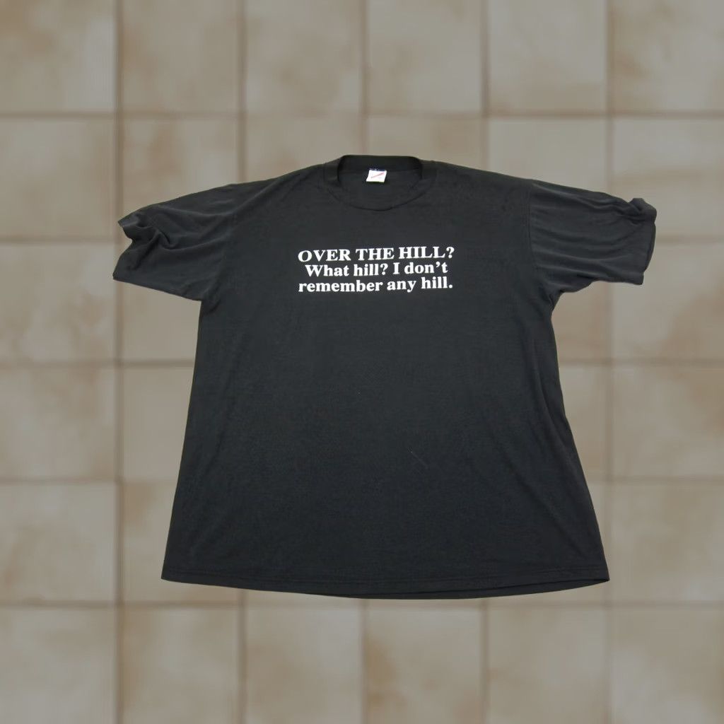 Jerzees VINTAGE Jerzees Shirt XL Mens Black 90s USA Crew Neck Short Sleeve T-Shirt Size US XL / EU 56 / 4 - 1 Thumbnail