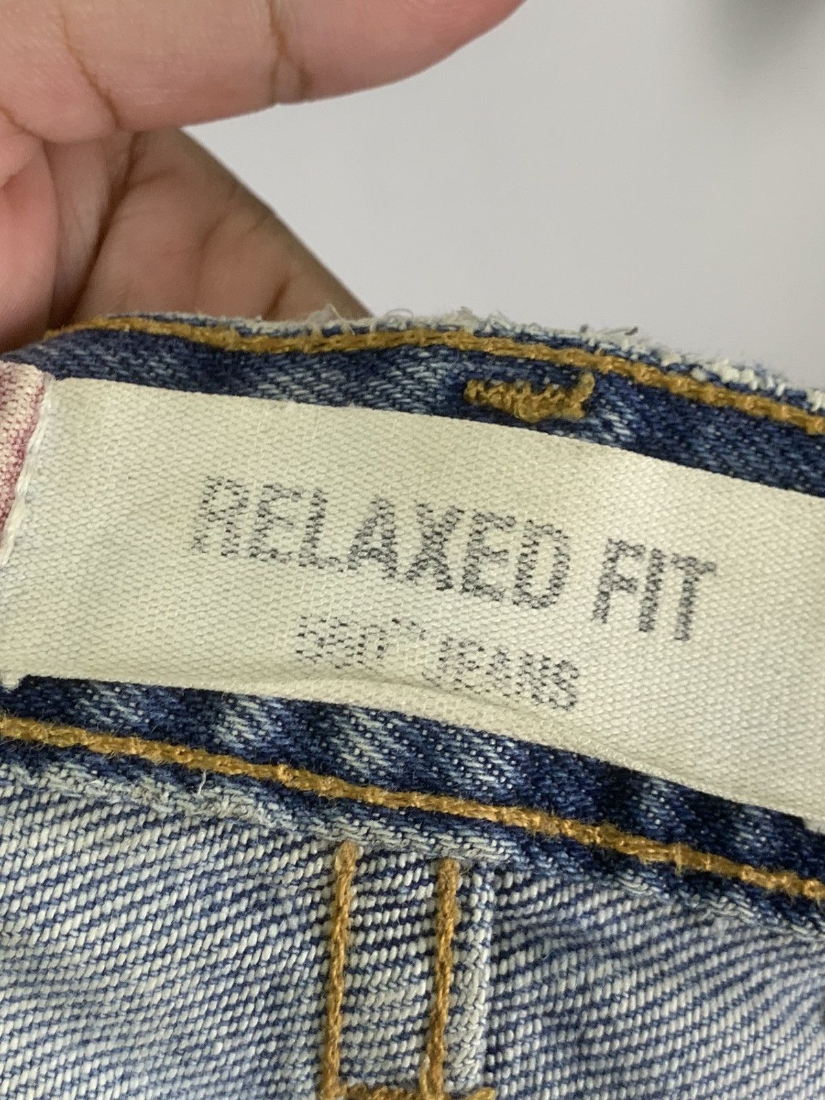 Levi's × Vintage Vintage Levis 550 distressed denim Size US 34 / EU 50 - 17 Thumbnail