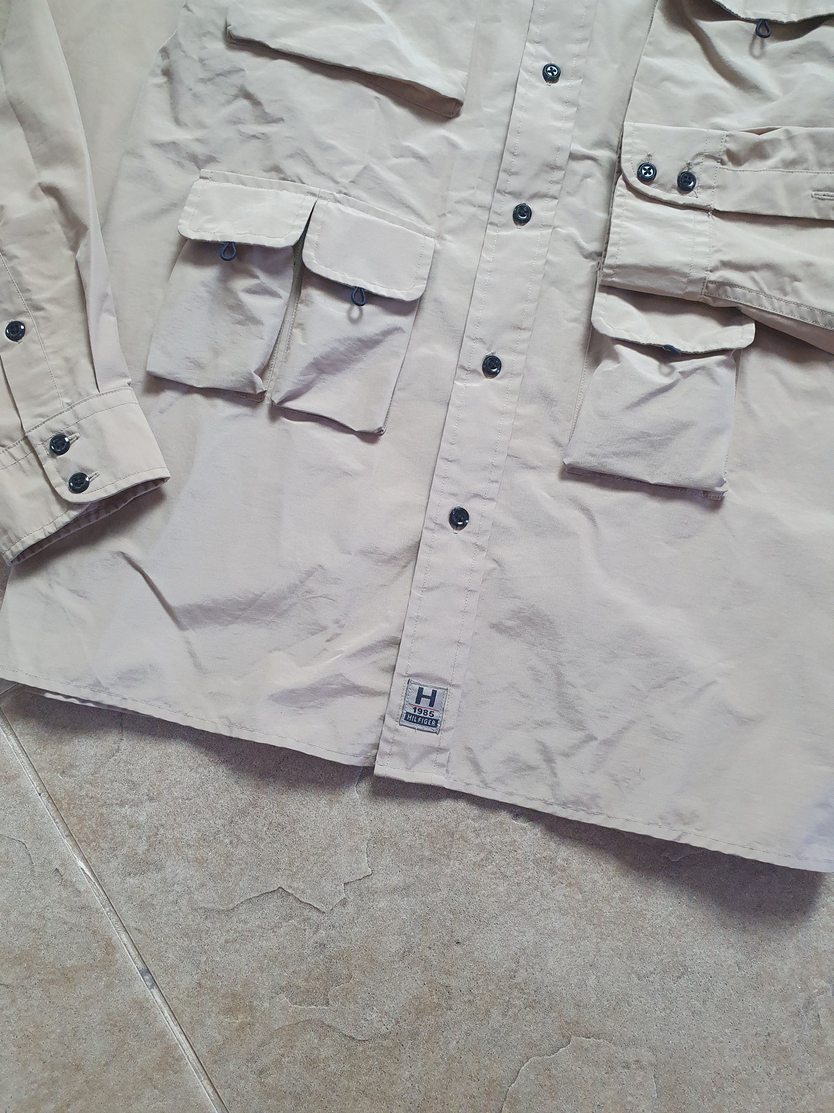Tommy Hilfiger Tommy Hilfiger Shirt Fishing Khaki Military Surplus Safari Size US S / EU 44-46 / 1 - 17 Thumbnail