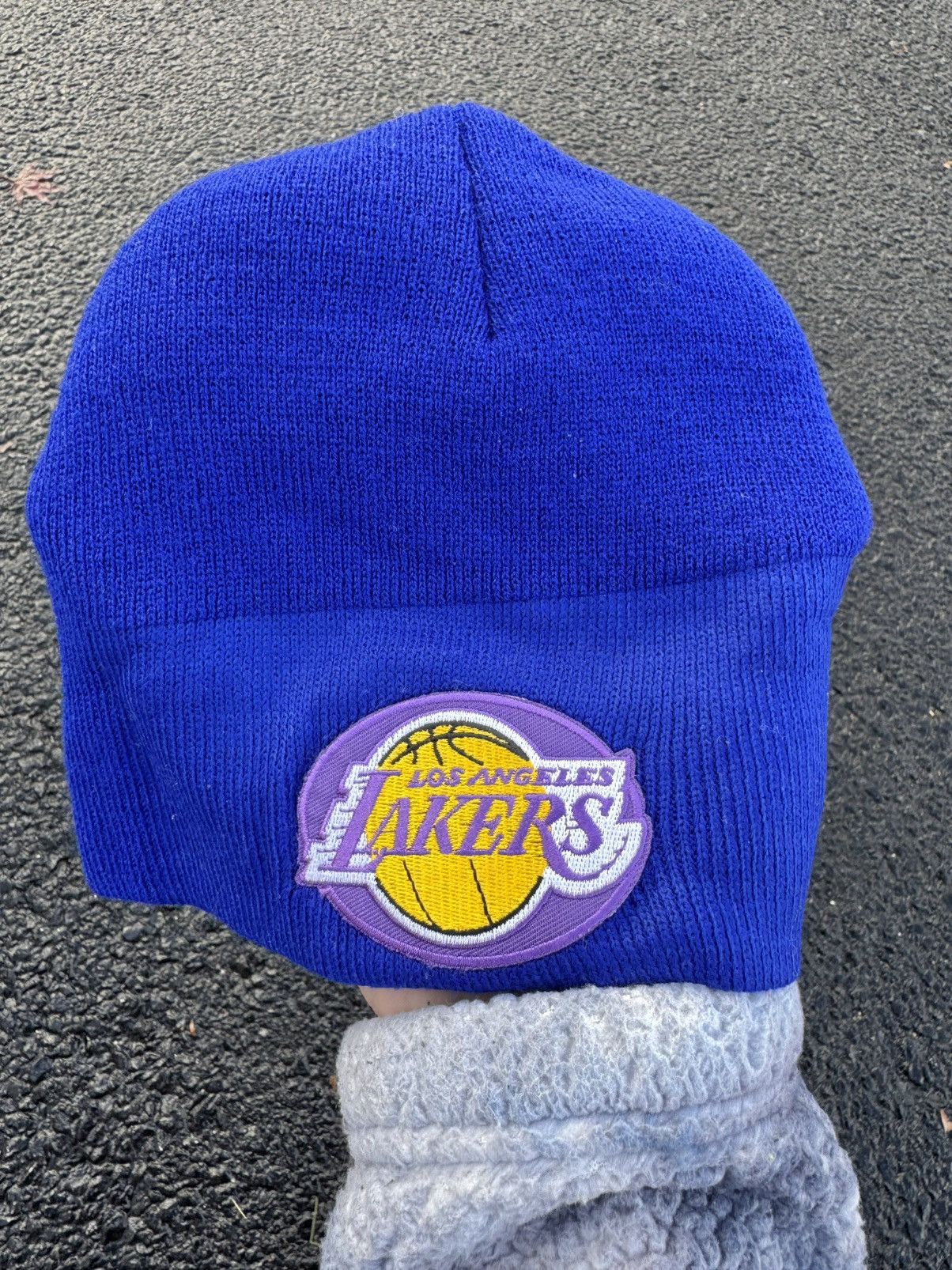 NBA × Sports Specialties × Vintage 2001 Los Angeles Lakers 90’s Vintage Kobe Era Beanie Hat Size ONE SIZE - 1 Thumbnail