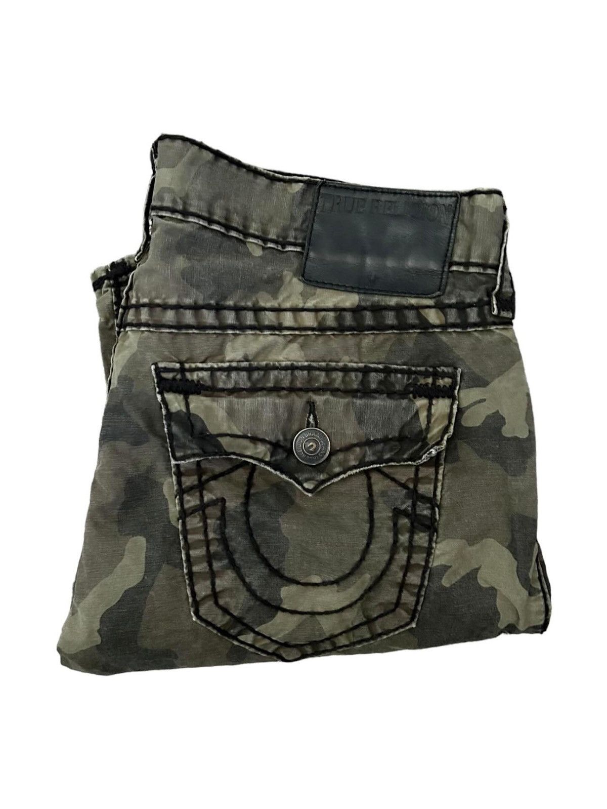 CAMO SUPER T TRUE RELIGION JEANS 29x32