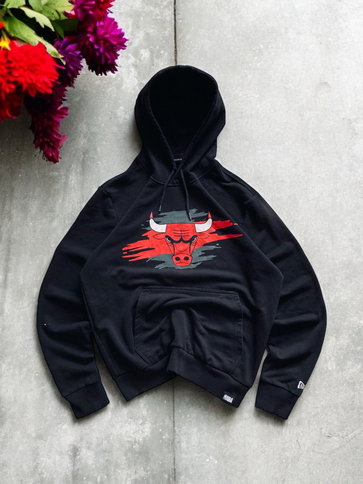 NBA New Era Streetwear New era NBA chicago bulls hoodie sweatshirt S y2k Vintage Grailed