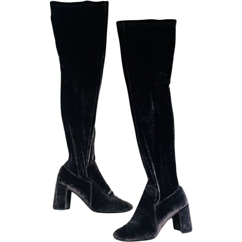 Jeffrey campbell fashion velvet boots