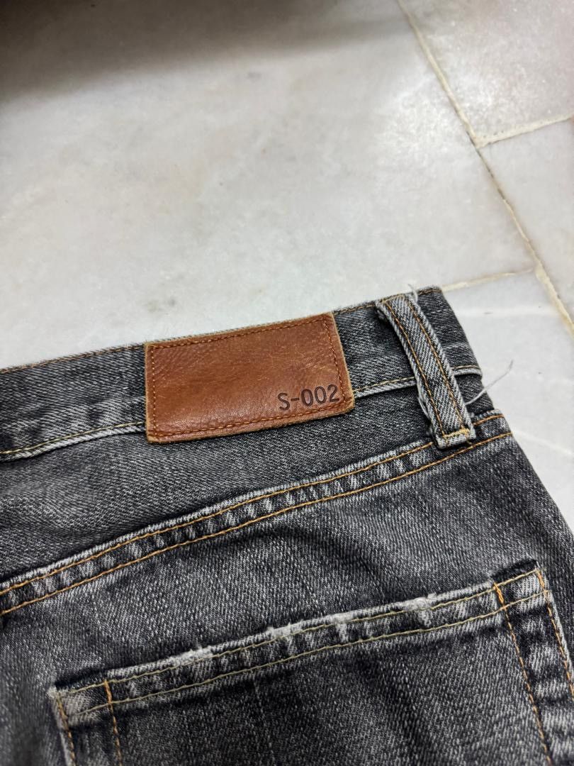 Uniqlo 💥Sick💥Vintage 90’s Uniqlo Sand Washed Straight Distressed Size US 29 - 16 Thumbnail
