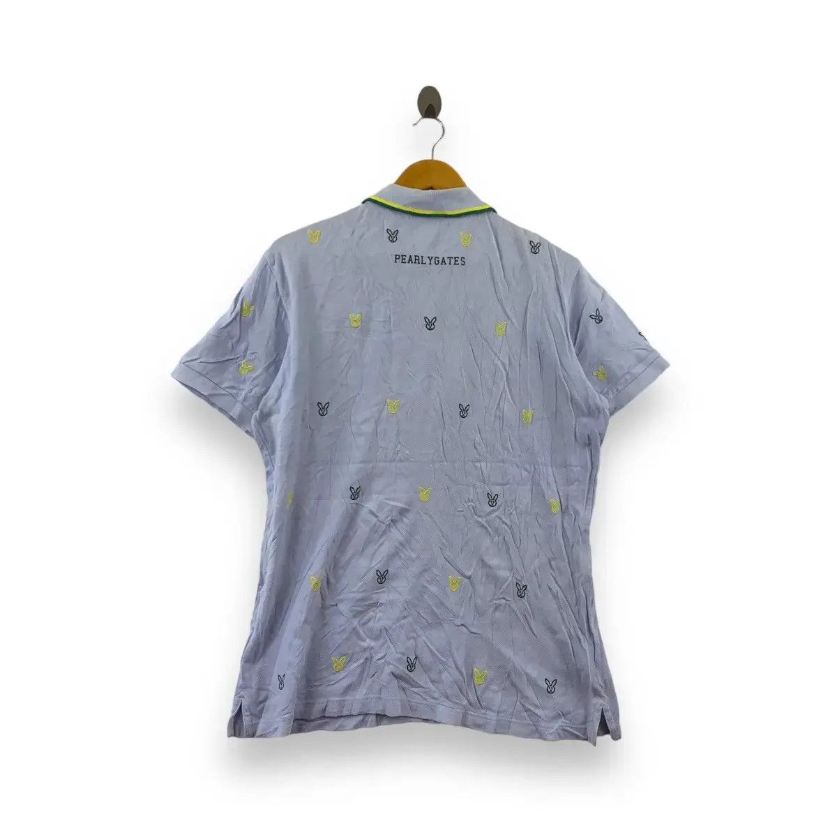 Vintage PEARLY GATES Monogram Bunny Made In Japan Polo Tee Shirt Size US S / EU 44-46 / 1 - 3 Thumbnail