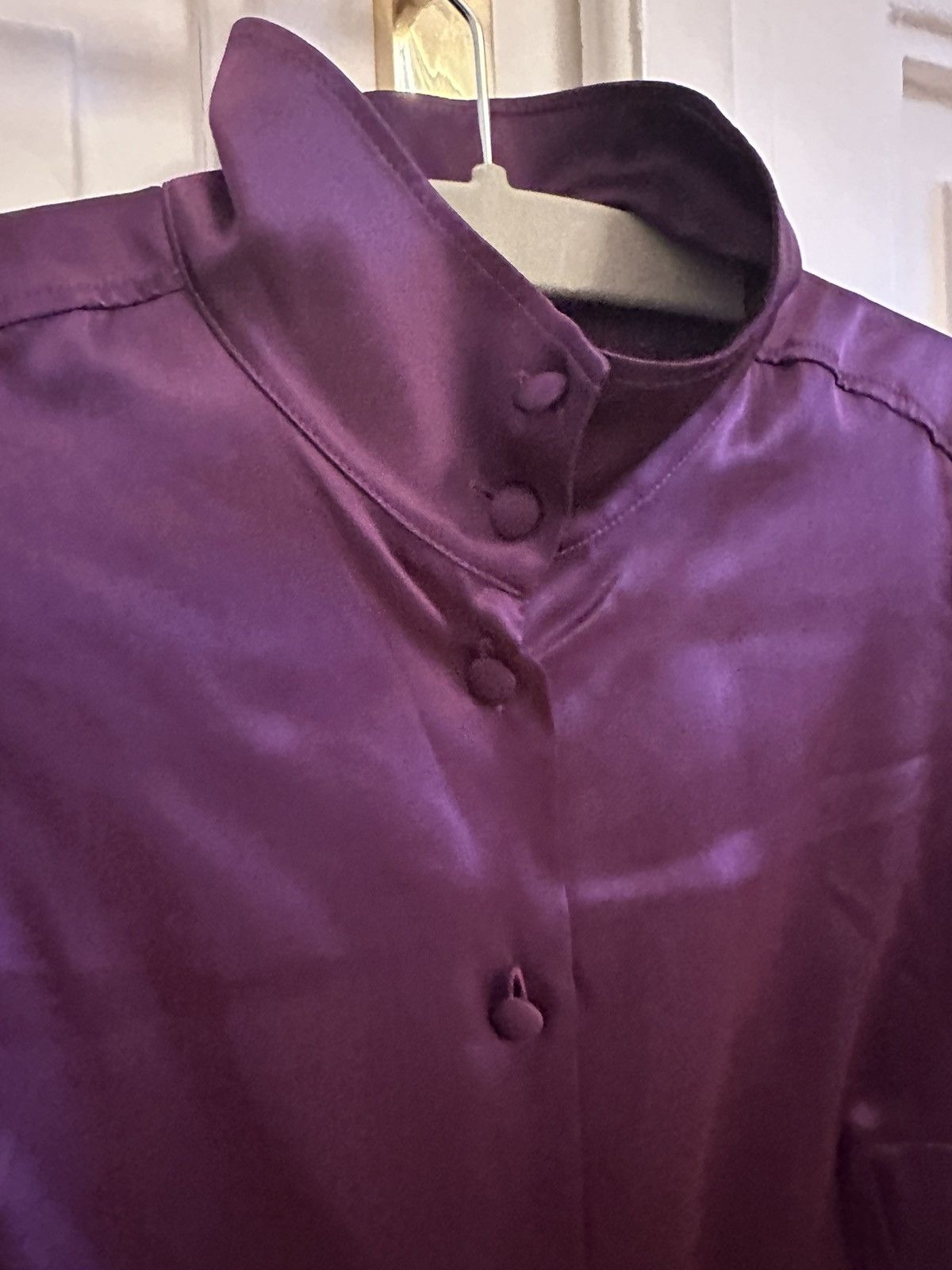 RED Valentino Silk purple RED Valentino blouse Size S / US 4 / IT 40 - 4 Thumbnail