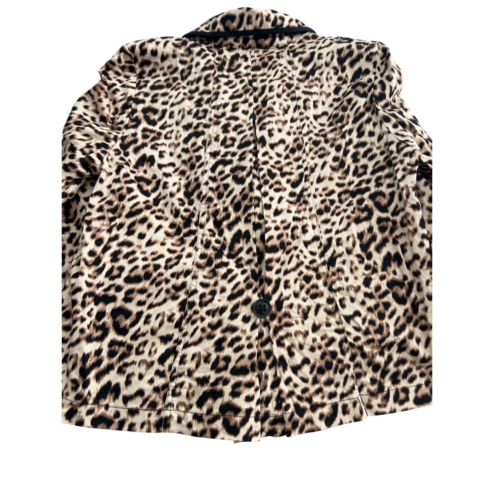 Chicos Chicos Leopard Print Blazer Jacket Womens Tailored 3/4 Sleev Size M / US 6-8 / IT 42-44 - 5 Thumbnail