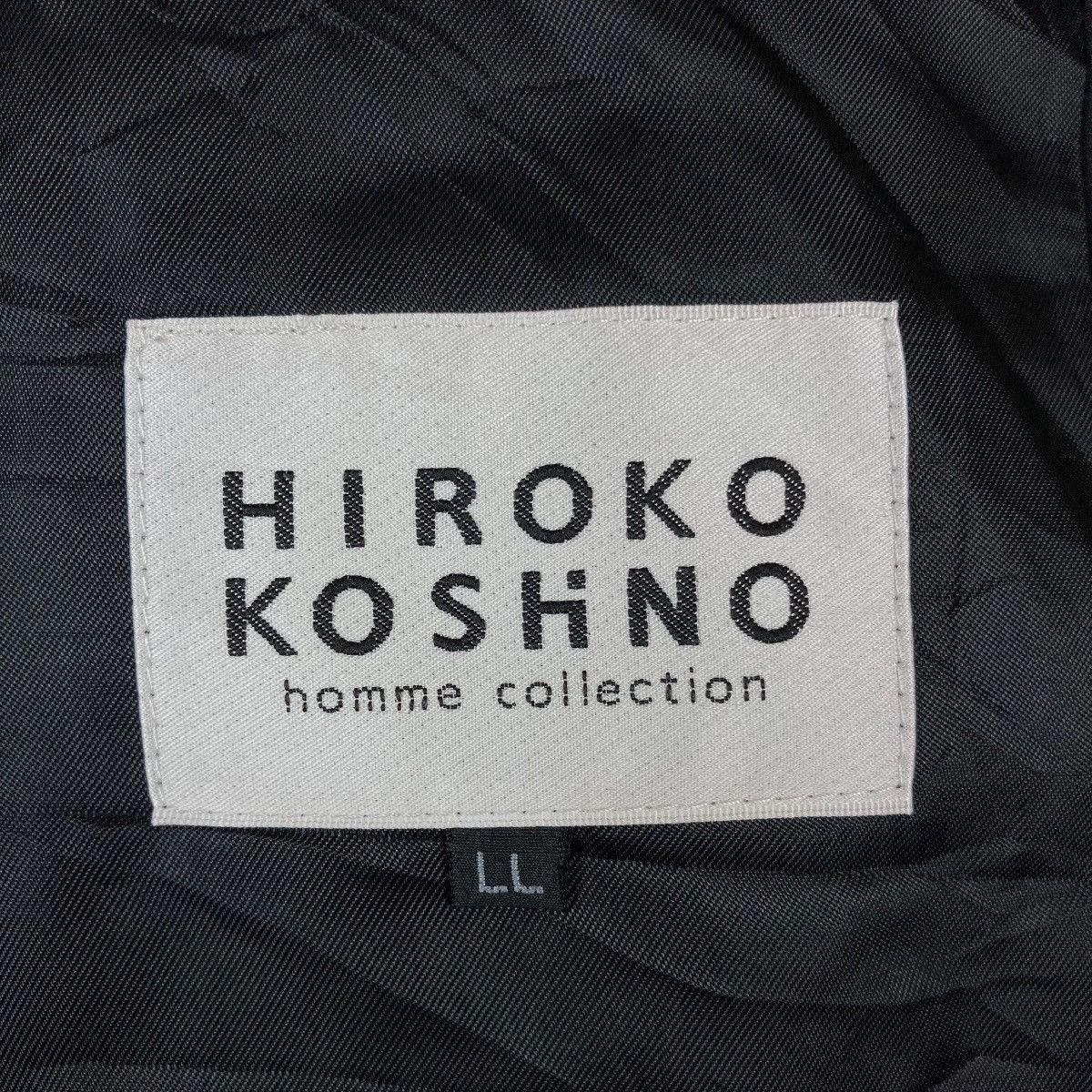 Hiroko Koshino Homme Vintage Hiroko Koshino Hidden Flat Button Trench Coat Long Size US L / EU 52-54 / 3 - 5 Thumbnail
