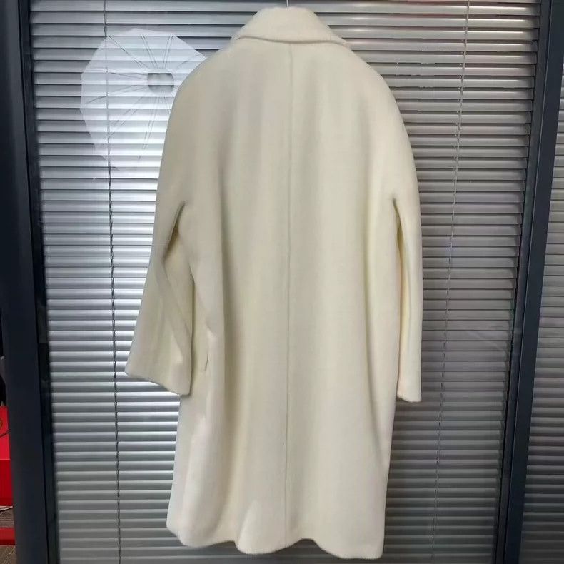 Max Mara Max Mara Studio Alpaca Coat Size L / US 10 / IT 46 - 2 Thumbnail