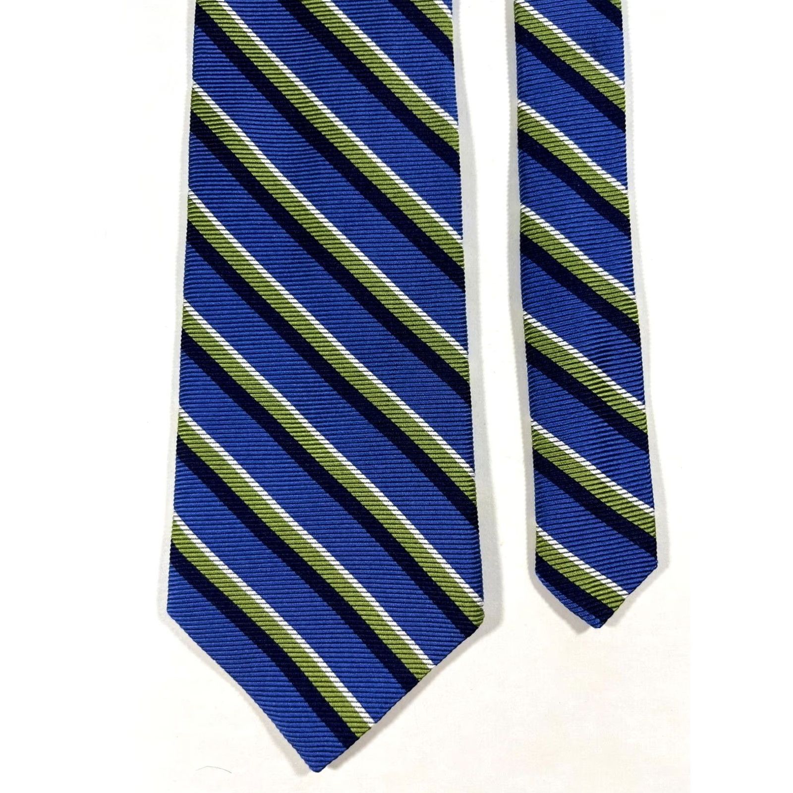 Brooks Brothers Brooks Brothers Makers Men’s Silk Tie Striped 59" Wide Multicolor Woven England Made in USA Mens Size ONE SIZE - 5 Thumbnail