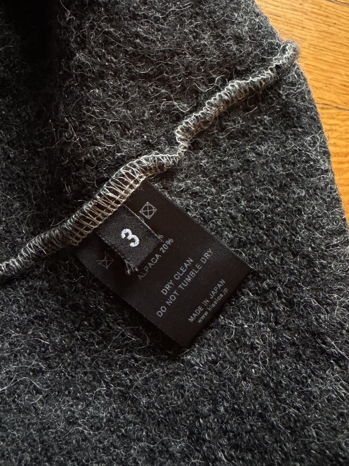 KLASICA Dark Grey Scar Stitch Wool Sweater Size US XS / EU 42 / 0 - 4 Thumbnail